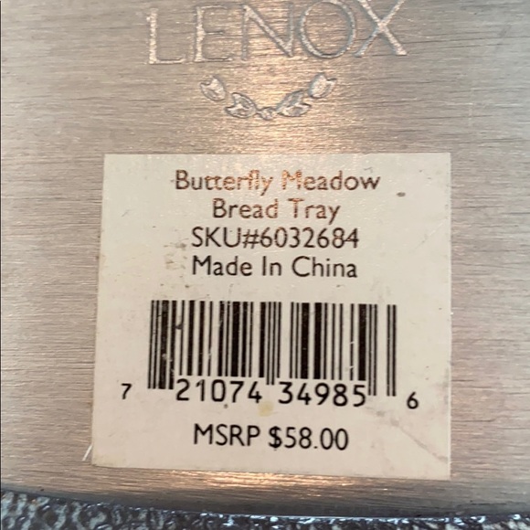 🎉HP🎉 Lenox Silver Bread Tray | Many Uses NWT - Picture 9 of 9